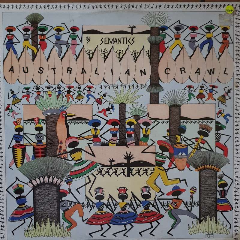Australian Crawl  Semantics -  Vinyl LP Record - Very-Good+ Quality (VG+)