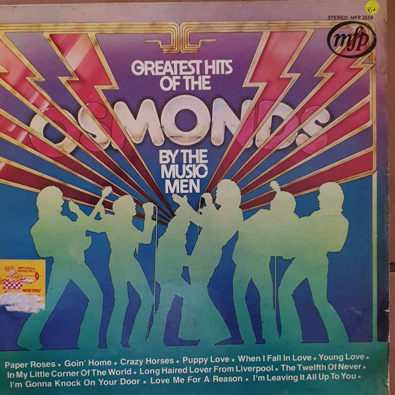 Greatest Hits Of The Osmonds by the Music Men -  Vinyl LP Record - Very-Good+ Quality (VG+)
