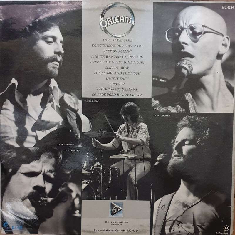 Orleans  Love Takes Time -  Vinyl LP Record - Very-Good+ Quality (VG+)