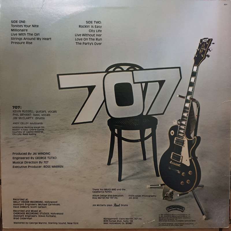 707  The Second Album -  Vinyl LP Record - Very-Good+ Quality (VG+)
