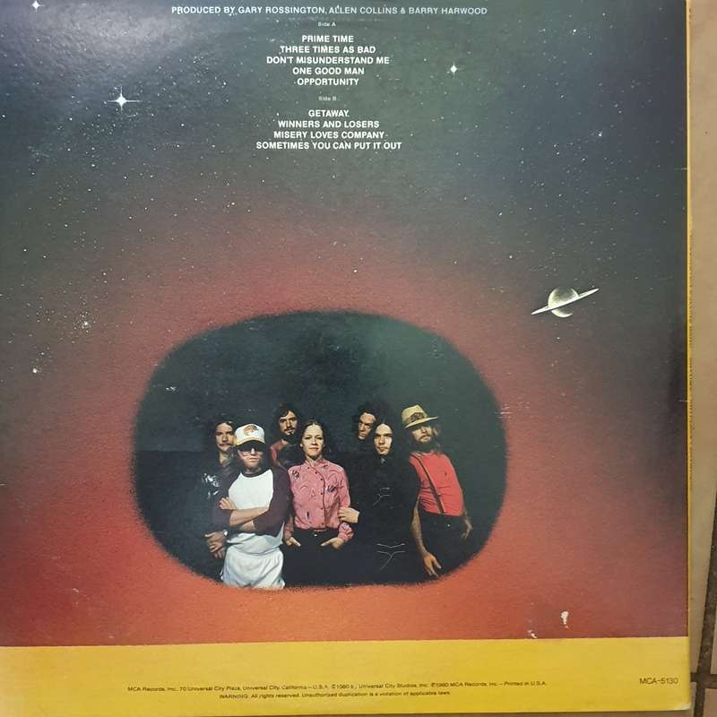 Rossington Collins Band  Anytime, Anyplace, Anywhere -  Vinyl LP Record - Very-Good+ Qualit...