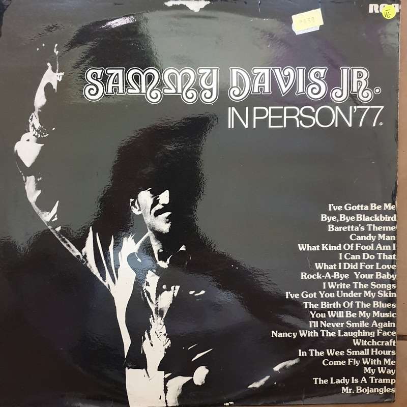 Sammy Davis Jr.  In Person '77 - Vinyl LP Record - Opened  - Very-Good- Quality (VG-)