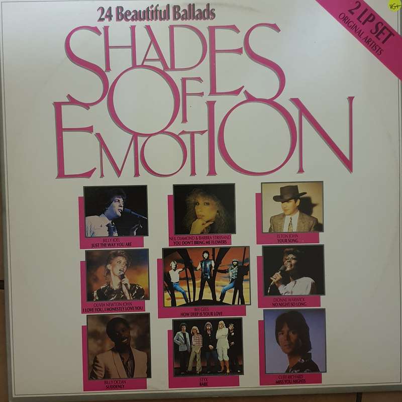 Shades of Emotion - Original Artists - 24 Beautifiul Ballads - Double Vinyl LP Record - Opened  -...