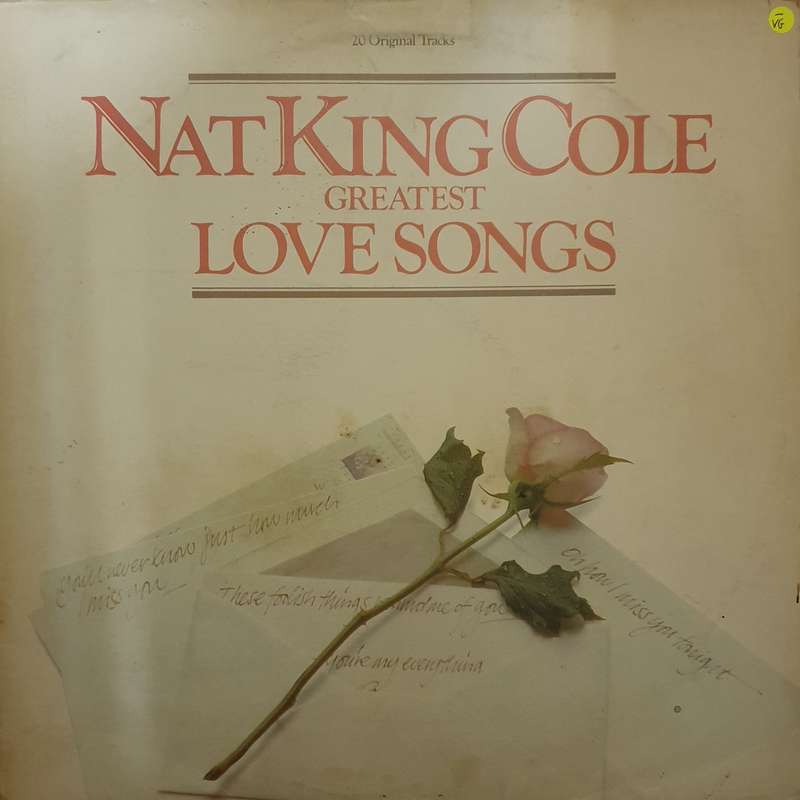 Nat King Cole - Greatest Love Songs - Vinyl LP Record  - Very-Good- Quality (VG-)
