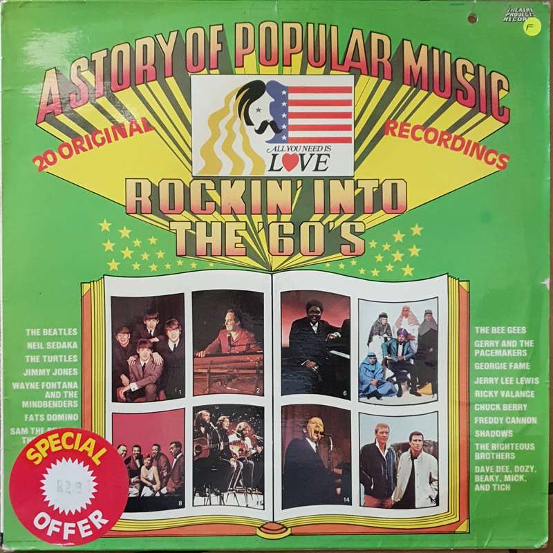 Rocking Into The 60's - 20 Original Recordings - Vinyl LP Record - Opened  - Fair Quality (F)