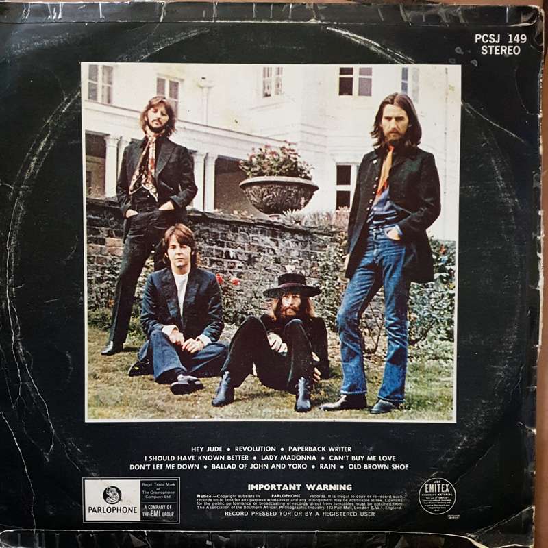 Beatles  Hey Jude - Vinyl LP Record - Opened  - Fair Quality (F)