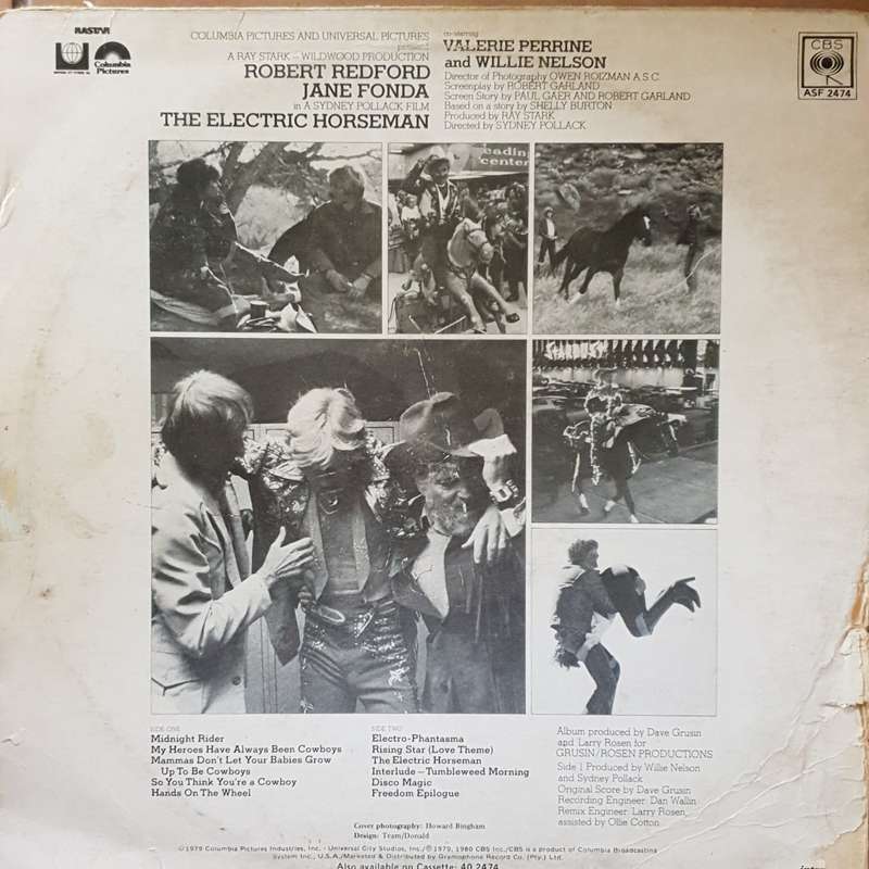 The Electric Horseman - Original Soundtrack - Willie Nelson / Dave Grusin - Vinyl LP Record - ...