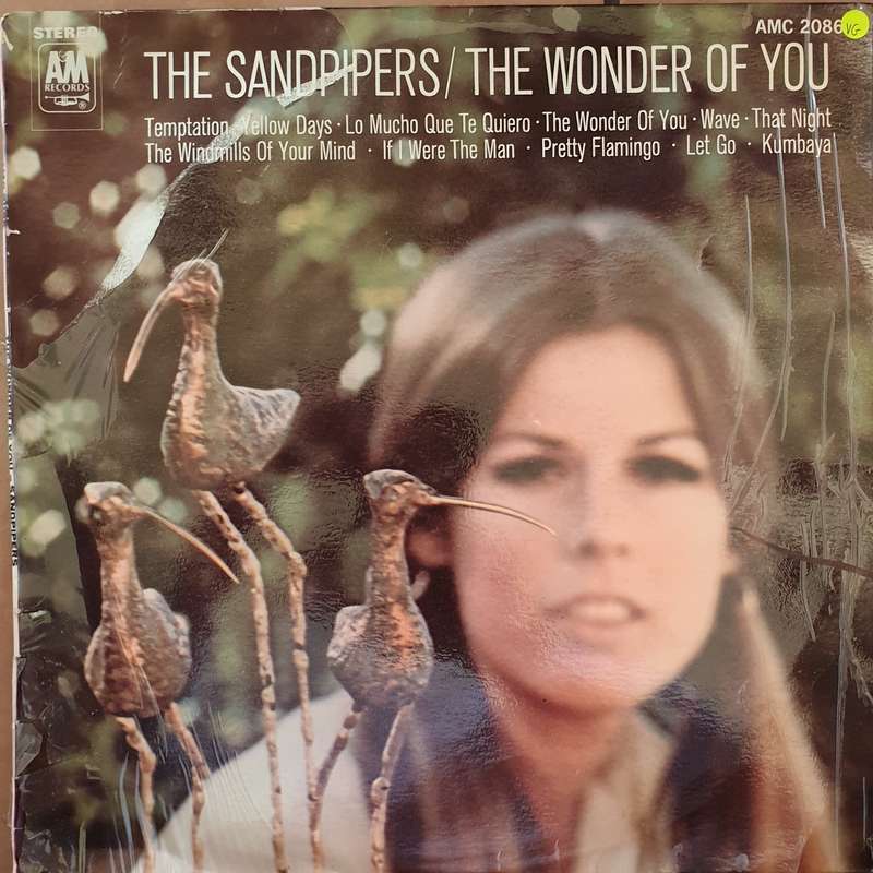 The Sandpipers - The Wonder Of You - Vinyl LP Record - Opened  - Very-Good Quality (VG)