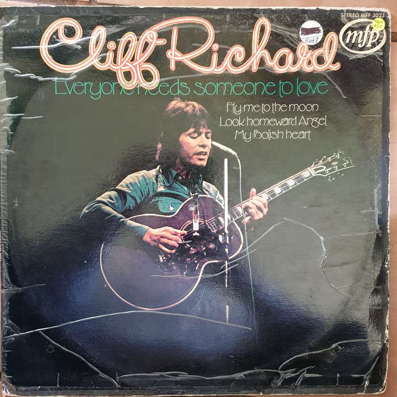 Cliff Richard - Everyone Needs Someone To Love -  Vinyl LP Record - Very-Good+ Quality (VG+)