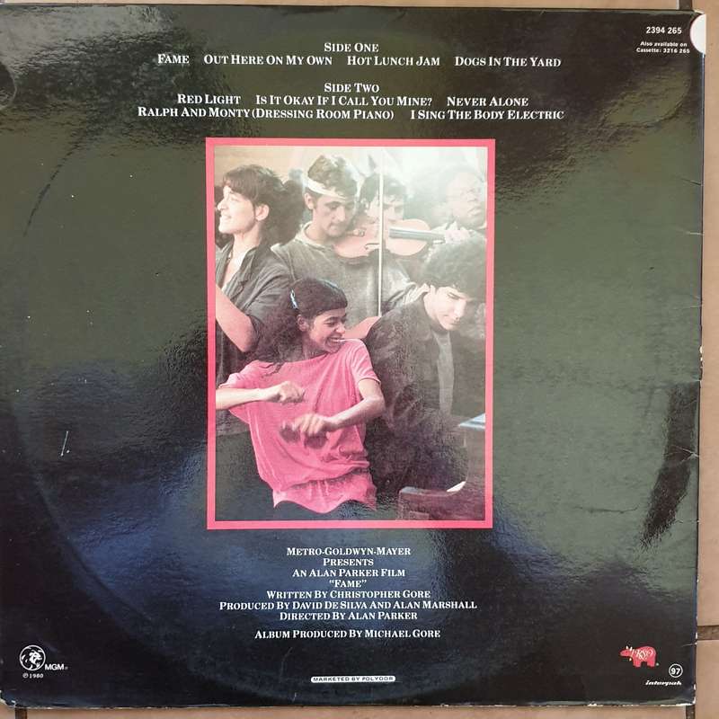 Fame - Original Soundtrack - Vinyl LP Record (VG)