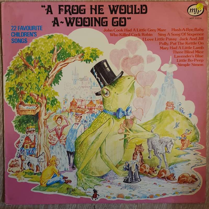 A Frog He Would a Wooing Go - 22 Favourite Childrens Songs - Vinyl LP Record - Very-Good Quality ...