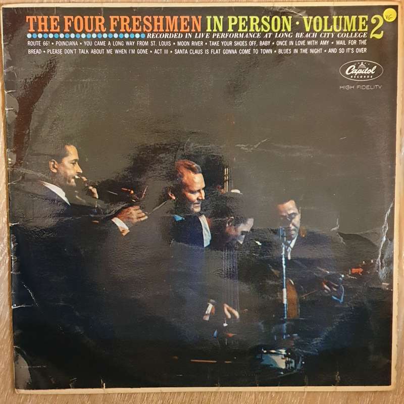 The Four Freshmen  In Person Volume 2 - Vinyl LP Record - Opened  - Very-Good Quality (VG)