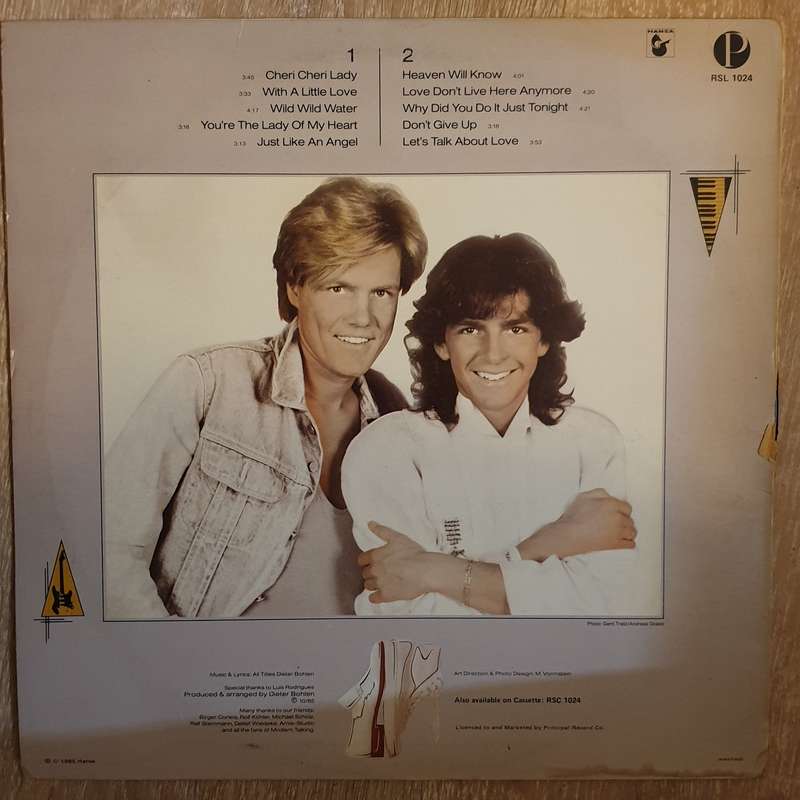 Modern Talking - Let's Talk About Love - Vinyl Record - Opened  - Very-Good- Quality (VG-)