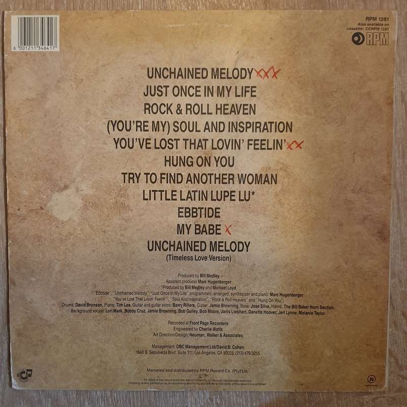 Righteous Brothers  Reunion - Vinyl LP - Opened  - Very-Good+ Quality (VG+)