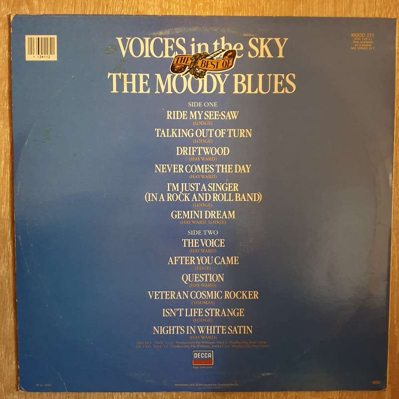 Moody Blues  Voices In The Sky: The Best Of The Moody Blues - Vinyl LP Record (VG+)