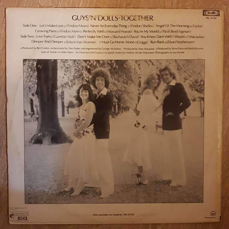 Guys 'n' Dolls  Together -  Vinyl LP Record - Very-Good+ Quality (VG+)