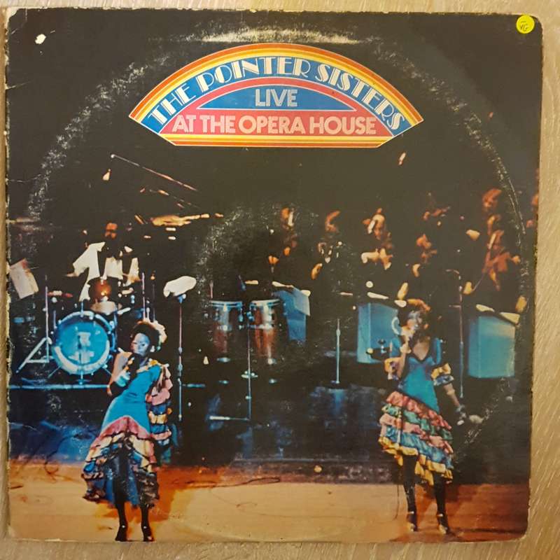 The Pointer Sisters Live At The Opera House -  Vinyl Record - Opened  - Very-Good- Quality (VG-)