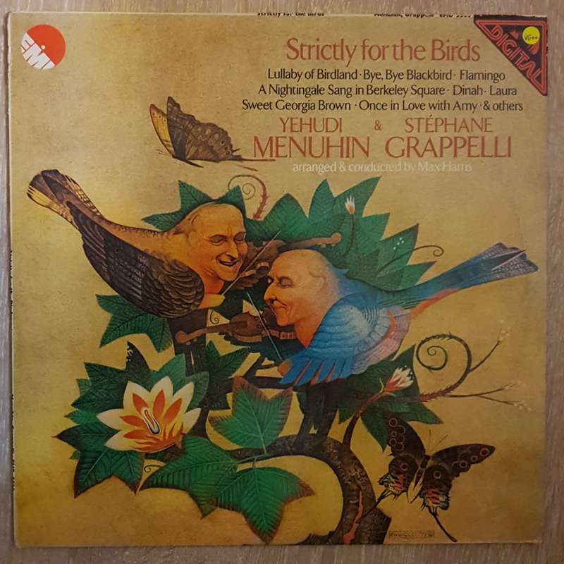 Yehudi Menuhin , Stéphane Grappelli & Max Harris  Strictly For The Birds  - Vinyl LP Record -...