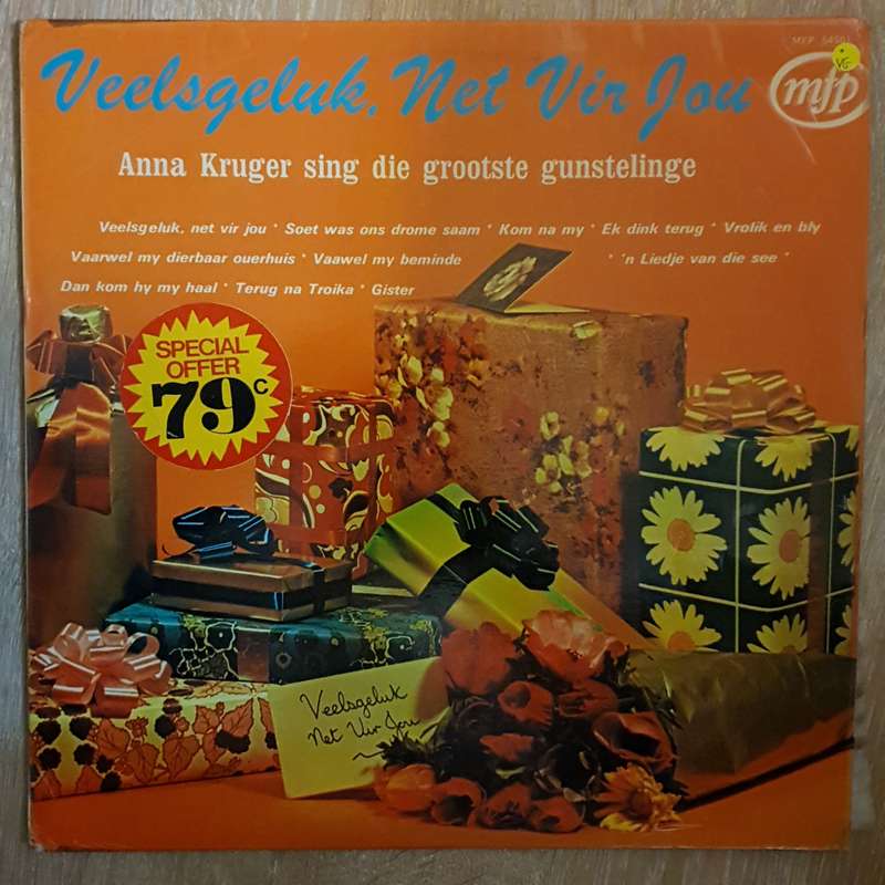 Anna Kruger Sing Die Grootste Gunstelinge - Veelsgeluk Net Vir  Jou - Vinyl LP Record - Opened  -...