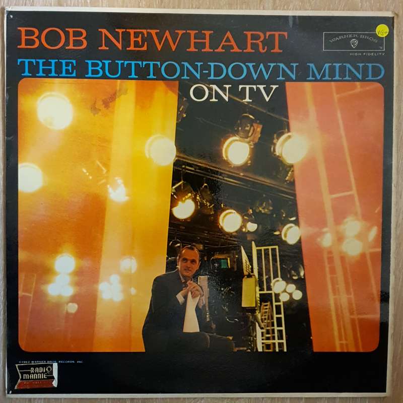 Bob Newhart  The Button-Down Mind On TV  - Vinyl LP Record - Very-Good+ Quality (VG+)