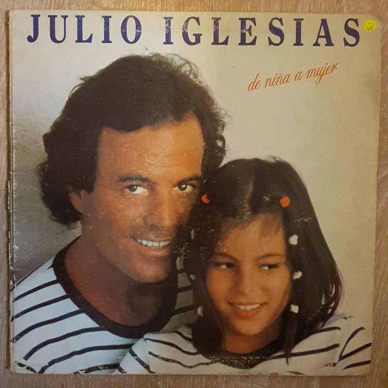 Julio Iglesias - De Nina a Mujer -  Vinyl Record - Very-Good- Quality (VG-)