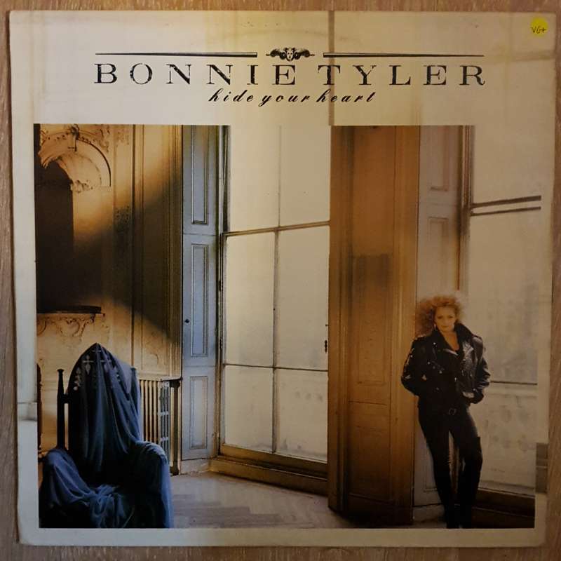 Bonnie Tyler  Hide Your Heart -  Vinyl LP Record - Very-Good+ Quality (VG+)