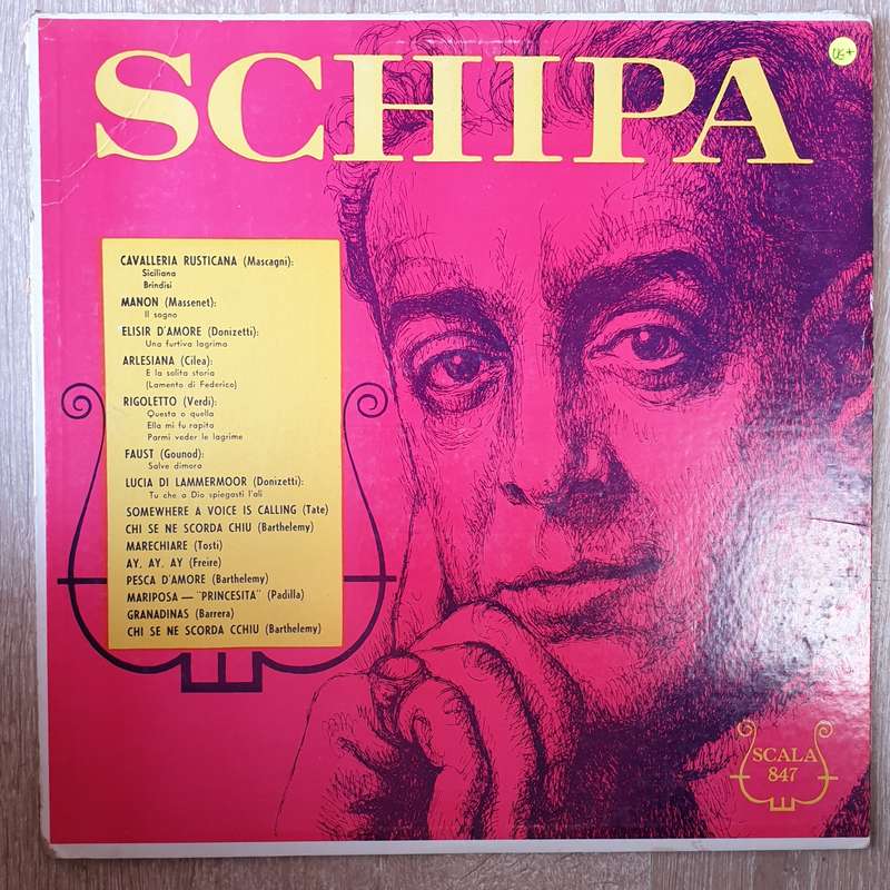 Tito Schipa  Tito Schipa Volume 2 - Vinyl LP Record - Very-Good+ Quality (VG+)