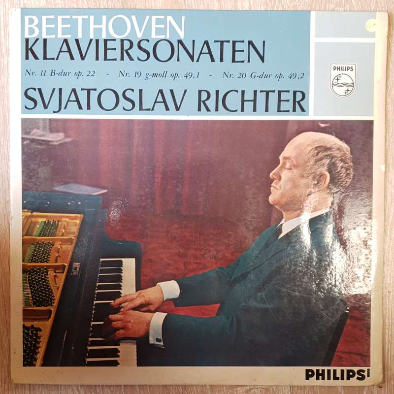Beethoven - Sviatoslav Richter  Klaviersonaten Nr. 11 B-dur Op. 22 - Nr. 19 G-moll Op. 49, ...