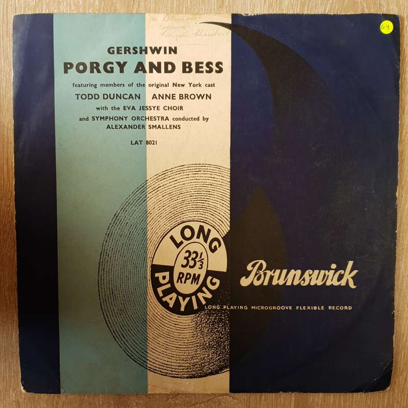 George Gershwin's Porgy And Bess -Todd Duncan . Anne Brown   Vinyl LP Record - Opened  - Go...