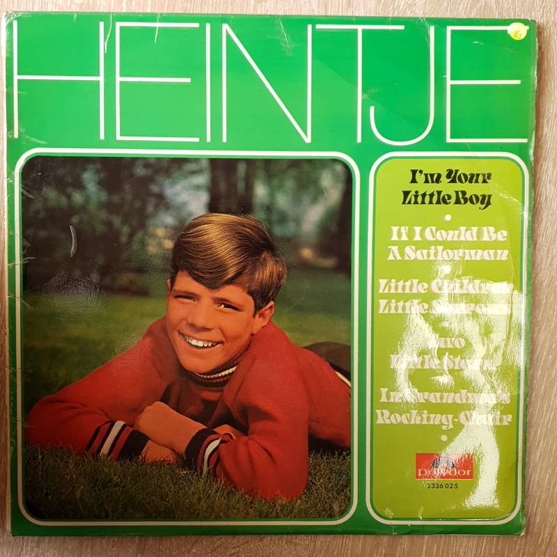Heintjie - I'm Your Little Boy  - Vinyl LP Record - Opened  - Very-Good Quality (VG)