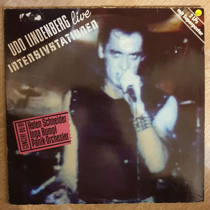 Udo Lindenberg  Live - Intensivstationen - Double Vinyl LP Record - Very-Good+ Quality (VG+)