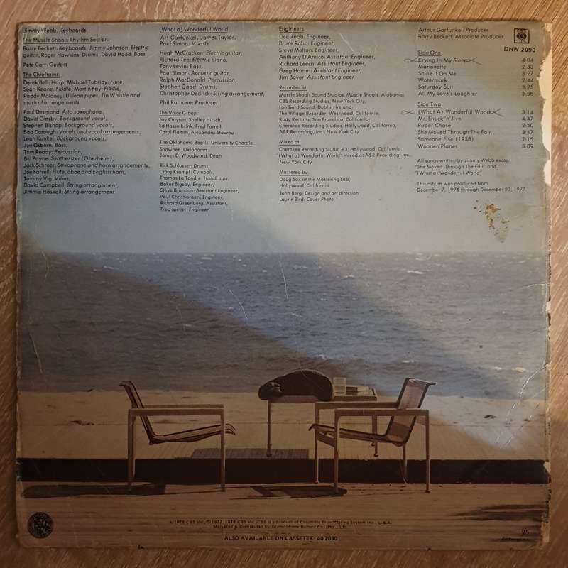 Art Garfunkel - Watermark - Vinyl LP Record - Opened  - Good Quality (G)