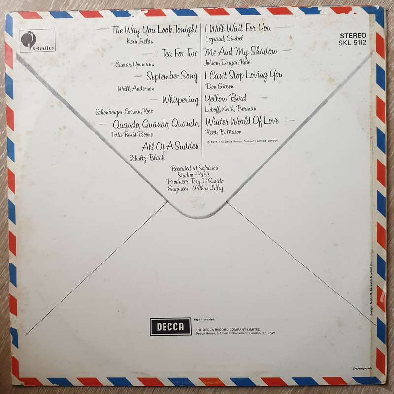 Mantovani And His Orchestra  To Lovers Everywhere  - Vinyl LP Record - Very-Good+ Quality (...