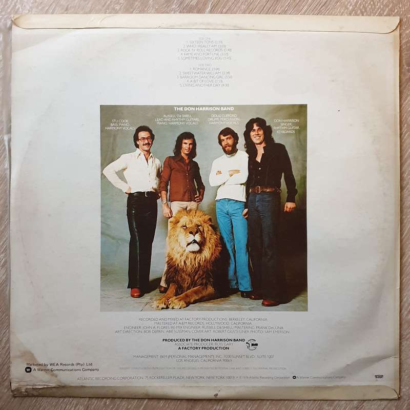 The Don Harrison Band - Vinyl LP Record - Opened  - Very-Good Quality (VG)