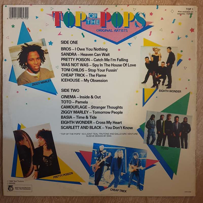 Top of the Pops - Original Artists - Vinyl LP Record - Opened  - Very-Good Quality (VG)