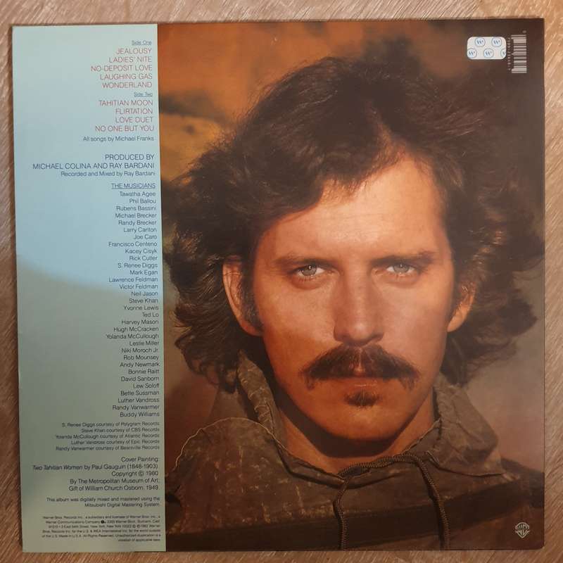 Michael Franks - Objects Of Desire  Vinyl LP Record - Very-Good+ Quality (VG+)