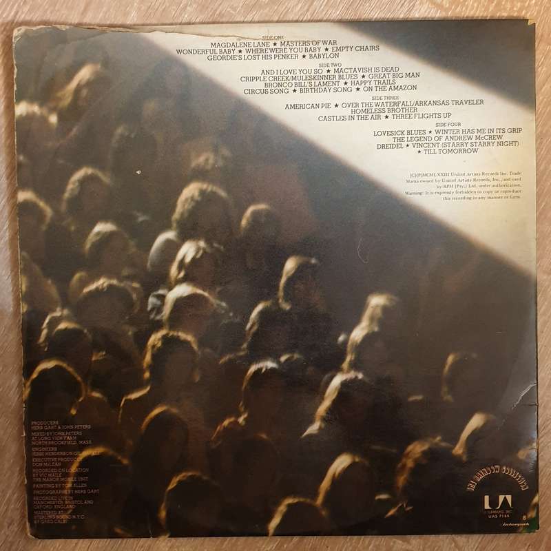 Don Mclean - Solo - Vinyl Record - Opened  - Very-Good- Quality (VG-)