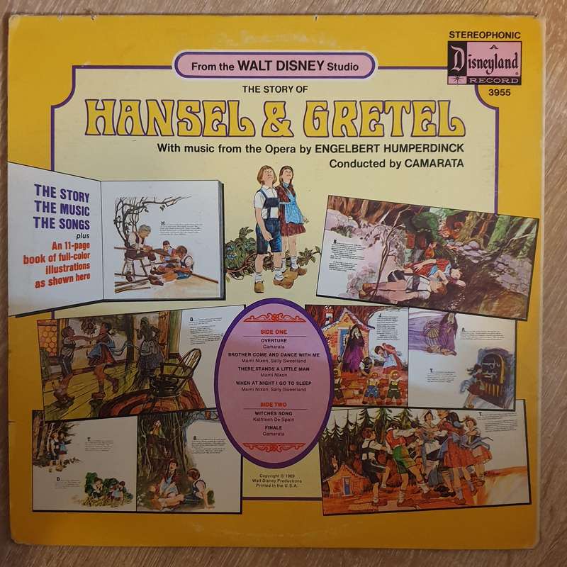 Walt Disney Studio ~ The Story of Hansel & Gretel ~ With Music from the Opera by Engelbert Humper...