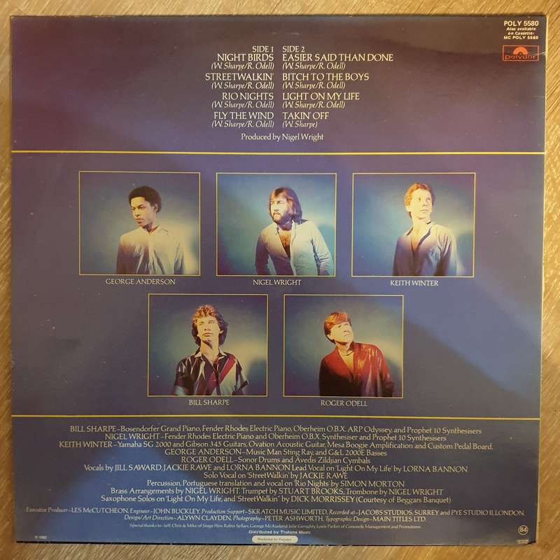 Shakatak - Nightbirds - Vinyl LP Record - Opened  - Very-Good- Quality (VG-)