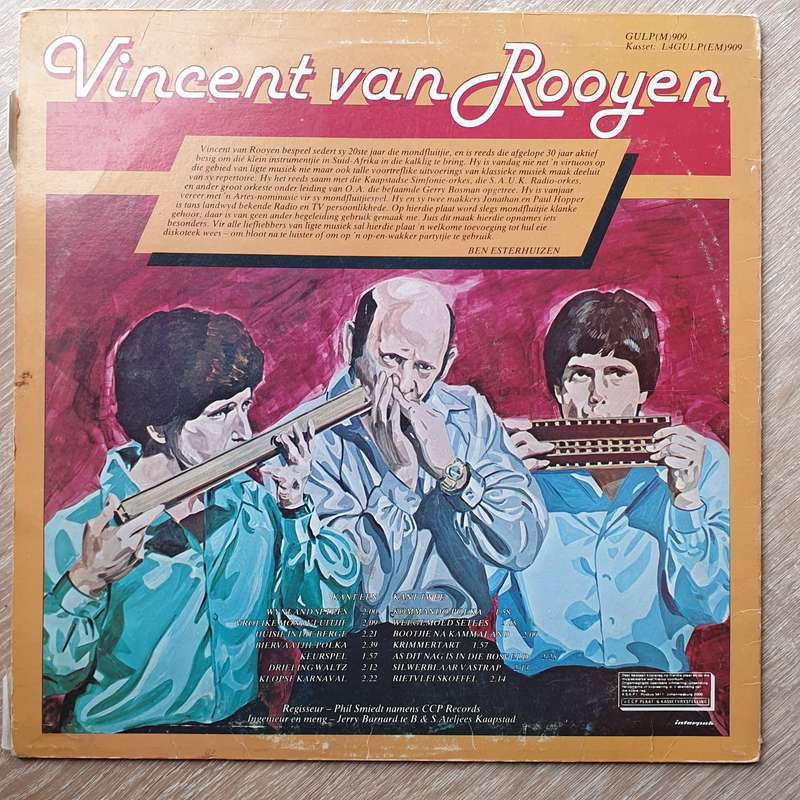 Vincent Van Rooyen met die Hopper Broers -  Vinyl LP Record - Very-Good+ Quality (VG+)