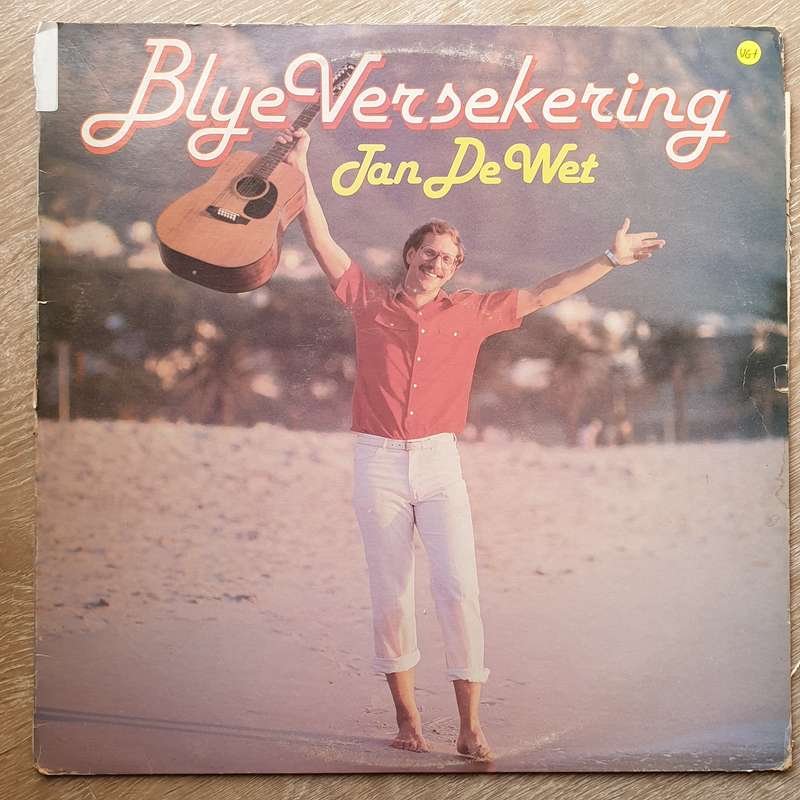Jan De Wet - Blye Versekering - Vinyl LP Record - Opened  - Very-Good+ Quality (VG+)
