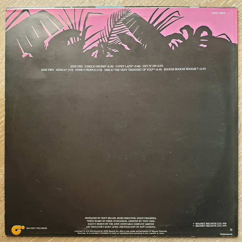 Wild Fantasy - Jungle Drums -  Vinyl LP Record - Very-Good+ Quality (VG+)