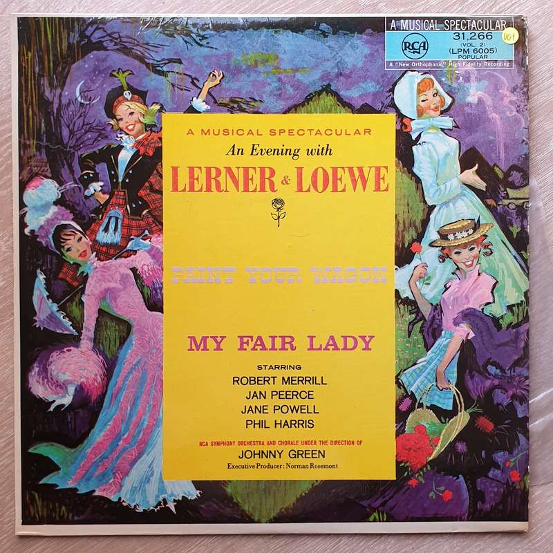 An Evening with Lerner & Loewe - Paint Your Wagon / My Fair Lady -  Vinyl LP Record - Very-Good+ ...