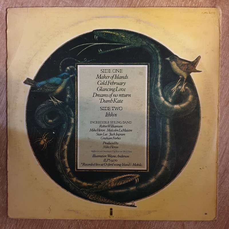 The Incredible String Band  Hard Rope & Silken Twine - Vinyl LP Record - Opened  - Very-Goo...