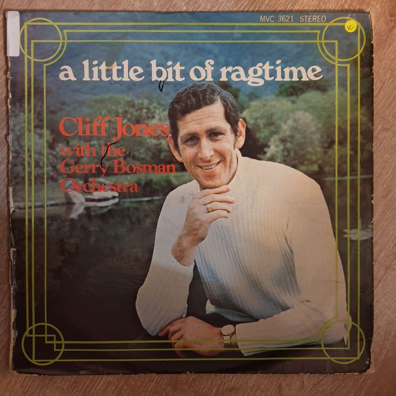Cliff Jones With the Gerry Bosman Orchestra - Litle Bit of Ragtime. - Vinyl LP Record - Opened  -...