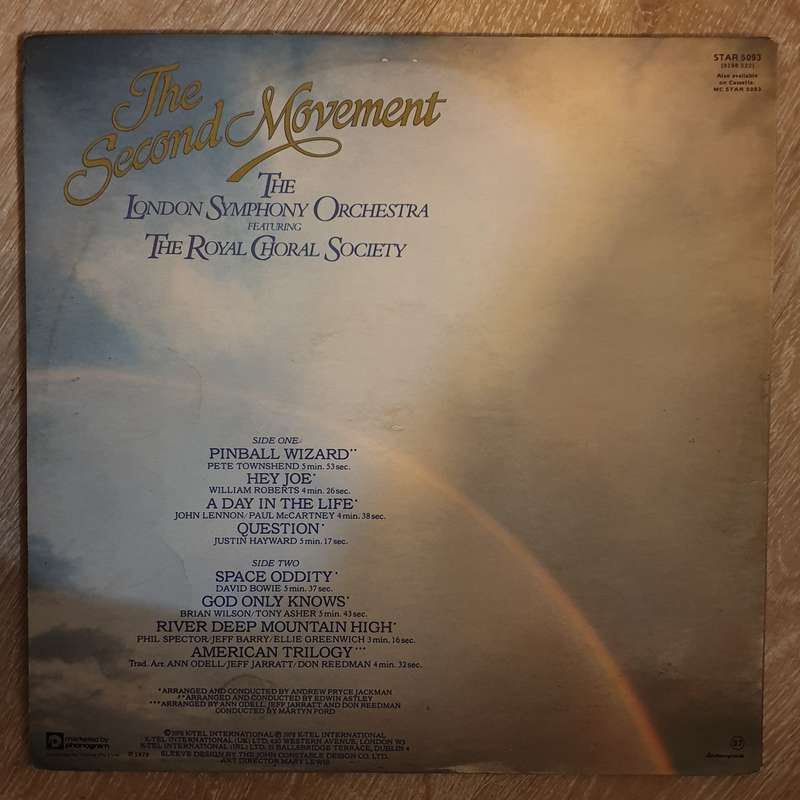 Classic Rock - The Second Movement - Vinyl LP Record - Opened  - Very-Good- Quality (VG-)