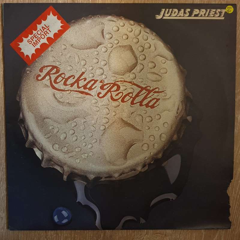 Judas Priest  Rocka Rolla -  Vinyl LP Record - Very-Good+ Quality (VG+)
