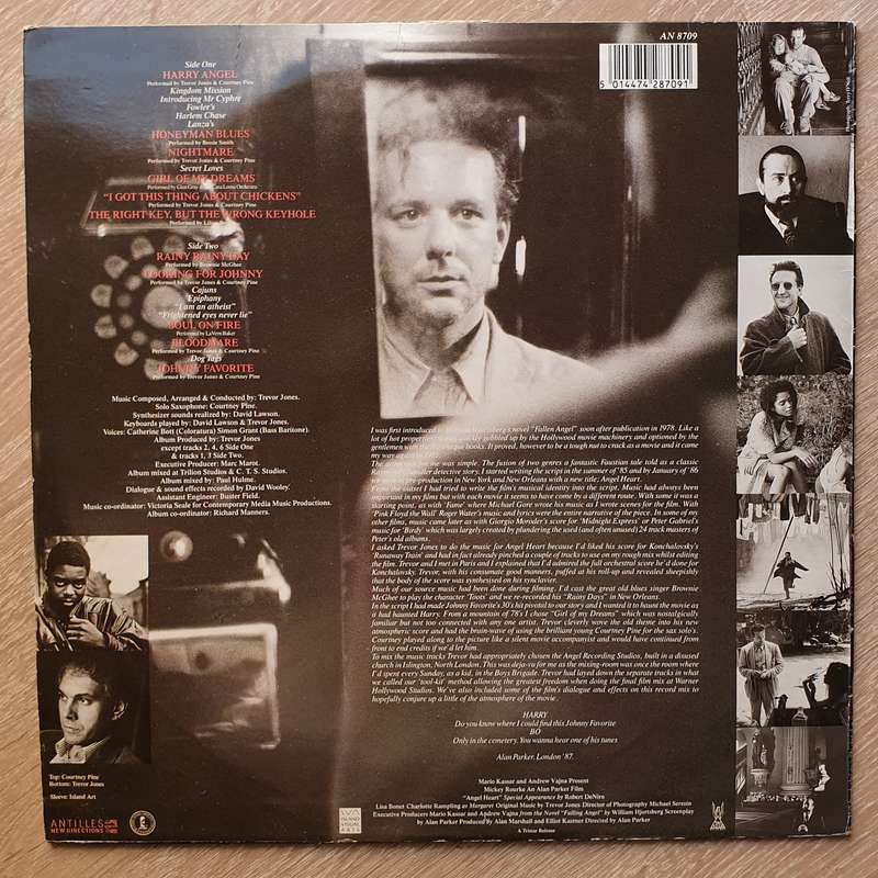 Angel Heart (Original Motion Picture Soundtrack) ( UK Pressing) - Trevor Jones, Various   V...