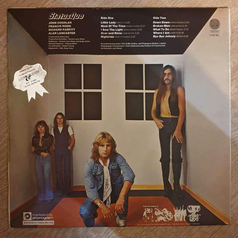 Status Quo  On The Level   Vinyl LP Record - Very-Good+ Quality (VG+)
