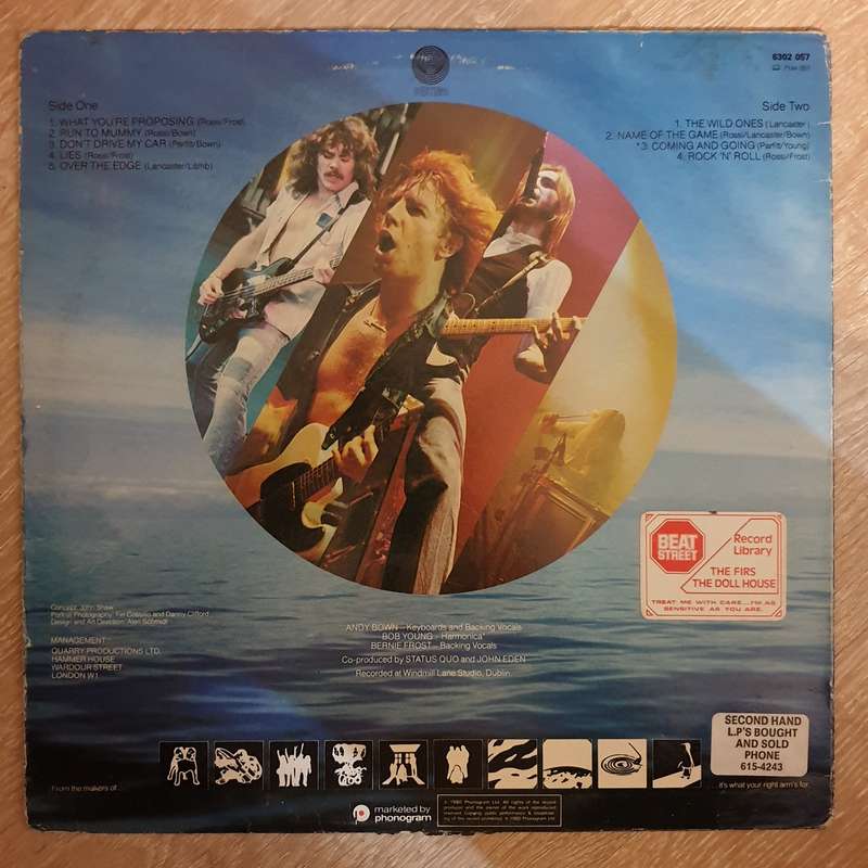 Status Quo  Just Supposin'...    Vinyl LP Record - Very-Good+ Quality (VG+)